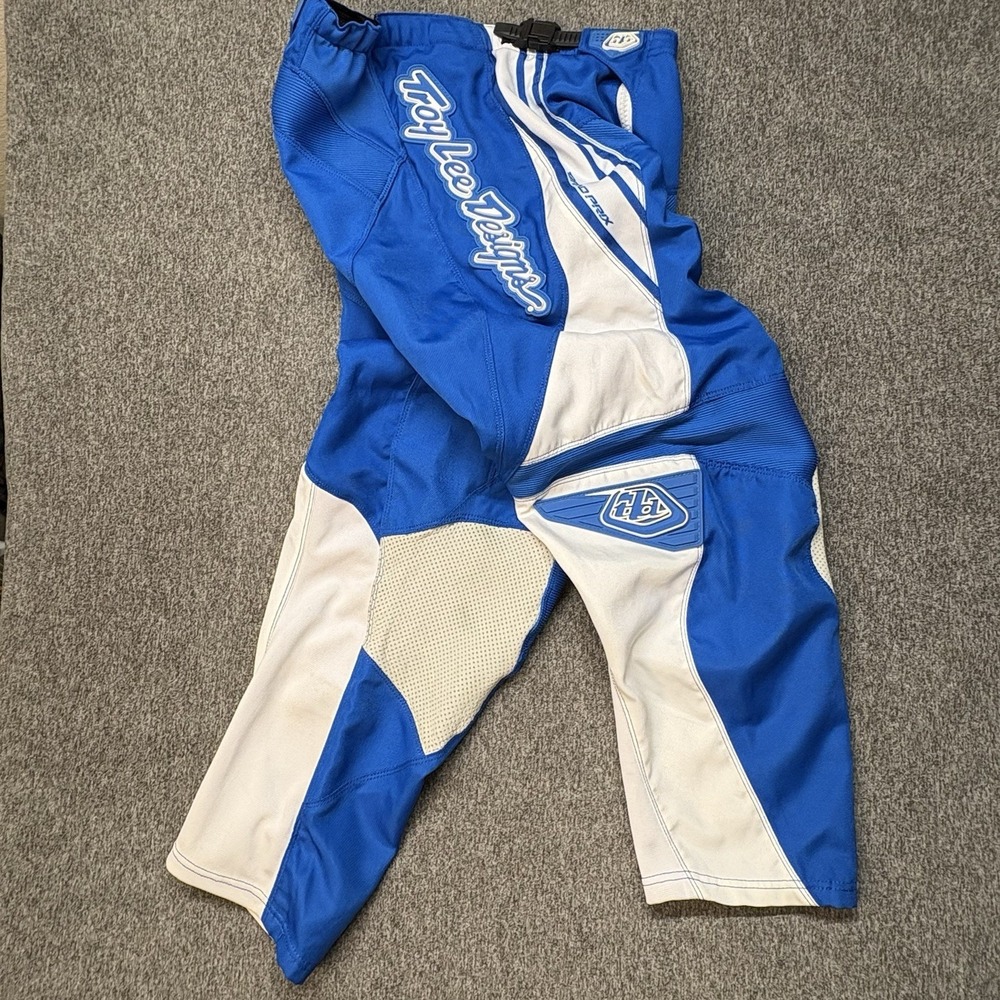 Troy‎ Lee Designs GP Pro Mono Motorcross Pants Mens 34 Blue Racing Dirt Bike ATV